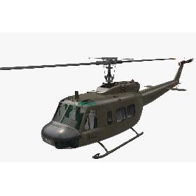 Bell UH-1 3D model